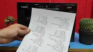 How to CHECK CANON Print COUNT  [Canon MF3010] 