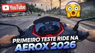 PRIMEIRO TESTE RIDE NA AEROX 2026