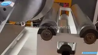 650 mm Aluminum Foil Slitting line in Action #slittinglinemanufacturers