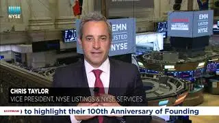 NYSE Helps Eastman Celebrate a 100 Years of Success