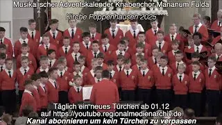 Trailer musikalischer Adventskalender 2025 Knabenchor Marianum Fulda