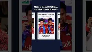 Peraih Medali Emas Indonesia Sepanjang masa Olimpiade #olympicgames #olimpiade #badminton #paris2024