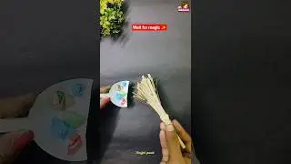 Diy mini broom form paper craft activities for kids🧹🪀😱#shorts #trending #funny #craft #diy #kids #yt