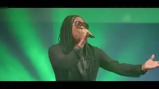 Marion Hall performing at the rebuild Jamaica concert. 2025 back by Code5 Band￼