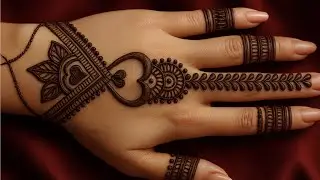 New easy stylish mehndi design |Back hand mehndi design|Easy mehndi design|Mehandi ka design| Mehndi