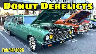 Classic Car Show Donut Derelicts (Feb/14/2026) Huntington Beach, California