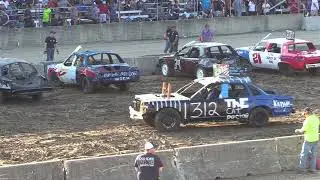 Monroe County Fair 2021 Demolition Derby Heat 2  ( 6pm show)  (8-3-2021) Monroe,Michigan