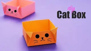 DIY Cat Box | Paper Boxes | DIY Activities