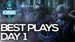 ESL ONE GENTING Dota 2 - BEST PLAYS - Day 1