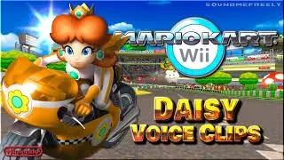 All Princess Daisy Voice Clips • Mario Kart Wii • All Voice Lines • 2008 @SoundMeFreely