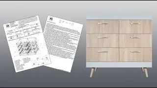 THOR/JUMBO Comodă 6 sertare T9/T12/J9/J12 | Instrucțiuni Montare | magazinulcumobila.ro