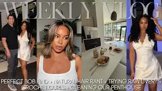 BEST BOB WIG FIND?! + AMAZON FINDS +  CROCHET CURLS +  NATURAL HAIR RANT + EATING RAW LIVER?