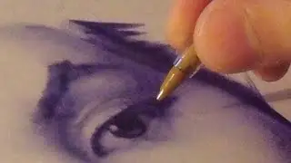 Marilyn Monroe portriat in BALLPOINT PEN.