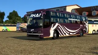 Jihan Travels Volvo B8r Sleeper Driving | Part - 1 | Evil Simulation