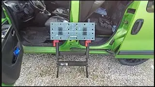 Montaggio, banco da lavoro piegabile Parkside, lo monto dentro il Qubo! 😆