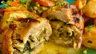 Cuisses de poulet farcies افخاد دجاج محشية  #cuisse de poulet  #فخد دجاج