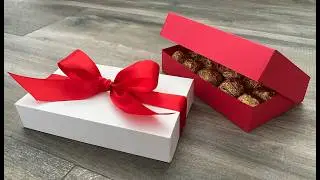 DIY Cardstock Gift Box | Easy Paper Box with Lid