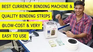 💸💶 Best Currency Binding Machine in India | User Friendly Notes Stripping Machine & Binding Strips 💵