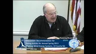 Falmouth Planning Board March 5, 2013