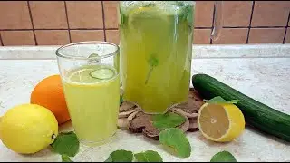 Cucumber lemonade. Simple, fast and affordable