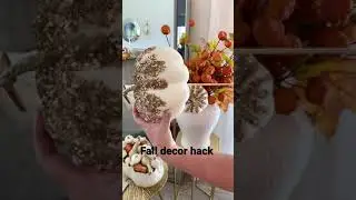Fall Decorating Hack #falldecor #falldecorideas