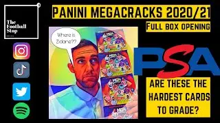 PANINI MEGACRACKS 2020/21| BOX OPENING| THE HARDEST CARDS TO GRADE?| SOCCER CARDS| FOOTBALL CARDS