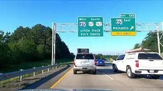 Morning Rush Hour Virtual Drive Jacksonville to Little Rock, AR May 15, 2024