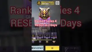 Rank Series 4 Reset in 3 Day | 2024 Cod Mobile #shorts #callofdutymobile #codm #codmobile