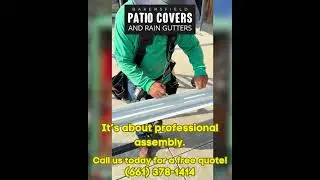 Because a patio cover is only as good as the professional assembly behind it. 🔩📏