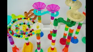Marble Power Spinning, Looping and Rolling Action ASMR