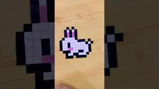 Pixel Art🐰Part.2 (Insta link in bio) #shorts #shortsfeed #short  #pixelart #shortvideo #pixelart