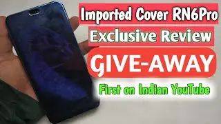 Redmi Note 6 PRO ORIGINAL GLASS FLIP BACK COVER GIVEAWAY | MI FLIP COVER |  GLASS FLIP COVER