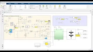 Design of PV with Adaptive fuzzy Neuro Inference System MPPT, Battery and Inverter | Simulink | slx