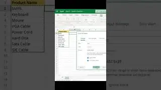 How to Make Searchable Dropdown Lists in Excel #Shorts #Excel #tipsandtricks