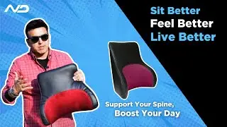 Neodrift 'OrthoFlow' Back Cushion Review by Shivam Chawla @THECARMALL