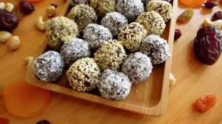Bomboane  raw vegane cu fructe uscate si nuci/Конфеты raw  веган  сухофруктами и орехами