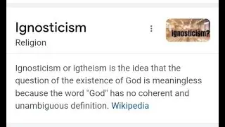 Exploring Theological Noncognitivism And Igtheism