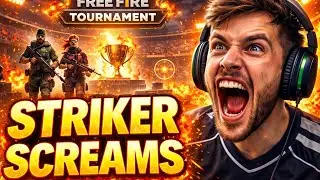 FREE FIRE LIVE 🔴 STRIKER Screams Tournament | Pro Players Battle