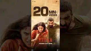 20Mn+ janta iss jung ka hissa ban chuki hai! #Vedaa teaser out now.