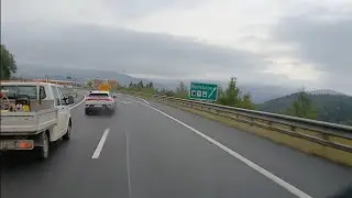 High Altitude Route from Vienna towards Italian border