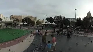 #116. Barcelona 🇪🇸 Pla&ccedil;a Catalunya 🌴🌞 360&rsquo;4К
