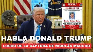 DIRECTO | RUEDA DE PRENSA DE TRUMP TRAS CAPTURA DE NICOLAS MADURO