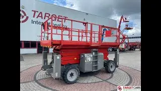 783382 ATN CX 15 DIESEL CX15 4x4 SCISSOR WORKLIFT 1500CM 2017 1156H JACKLEGS