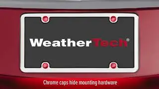 WeatherTech Stainless Steel License Plate Frame: Product Information