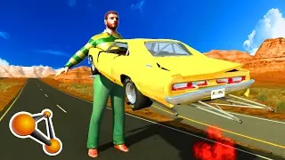 Giant Dummy Crash Testing - BeamNG Drive