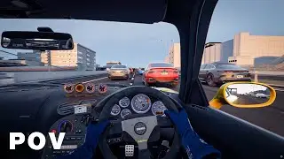 Ultra-Realistic RX-7 FD Spirit-R POV | Shutoko Highway Traffic Run