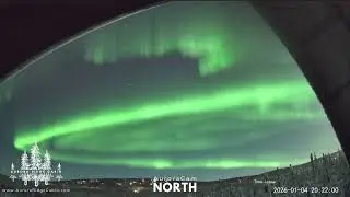 Aurora Timelapse | Aurora Ridge Cabin Fairbanks Alaska | Night Beginning January 5, 2026