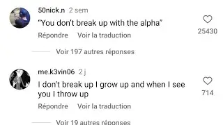 Compilation of insta comments! Try not laugh at these comments..