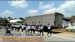 KARNAVAL HUT RI KE 77 KECAMATAN PAMOTAN KAB.REMBANG || KELOMPOK SMA NEGERI 1 PAMOTAN