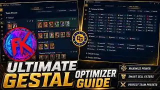 Gestal Optimizer FULL GUIDE! Builds, Sell Filters & Team Presets | RAID: Shadow Legends